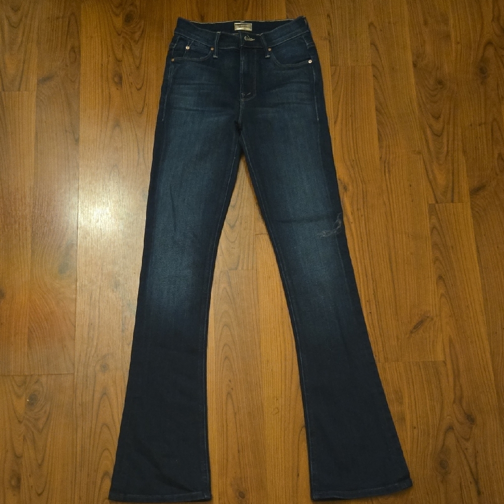 MOTHER Dark Blue Flare Jeans